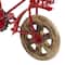10" Multi-Colored Metal Vintage Bicycle Sculpture, 3ct.
